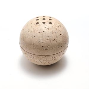 Максы натуральный желтый травертин камень ароматерапия диффузор эфирное масло горелка домашний офис уникальная расслабляющая атмосфера - Product Image 3