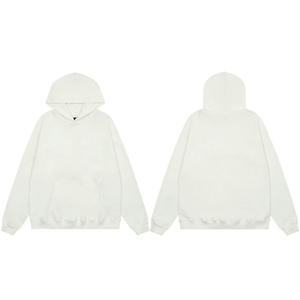 Sudadera con Capucha de Algodón Grueso OEM, Corte Holgado, Personalizable con Etiqueta Privada, Sudadera con Capucha para Hombre Sin Cordón - Product Image 6