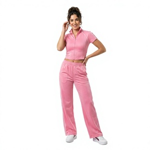 Conjunto Deportivo de Alta Calidad al por Mayor, Personalizado, Estilo Urbano para Mujer, Sudadera Corta, Ropa Deportiva, Top Corto, Traje Deportivo 2026 - Product Image 2