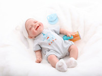 Boneka Bayi Silikon Yeezwood 30cm, Boneka Bayi Silikon Reborn, Mainan Mirip Asli, Boneka Bayi Silikon Asli yang Cantik dan Modis untuk Anak Perempuan