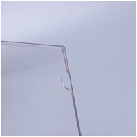 Support de menu en acrylique transparent haute qualité avec impression UV, support de signalisation à double face, support de table pour restaurant
