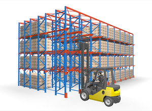 Système de rayonnage d'entrepôt Mracking, rayonnage à palettes robuste, étagère de rayonnage d'entrepôt, rayonnage en acier pour le stockage logistique - Product Image 4
