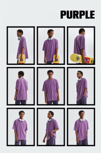 Light Brown Oversized Hooded T-Shirt Men's Casual Knitted 100% Cotton t shirt Regular Sleeve Solid Color <b>Plain</b> Dyed Fit <b>tshirt</b> - Product Image 2