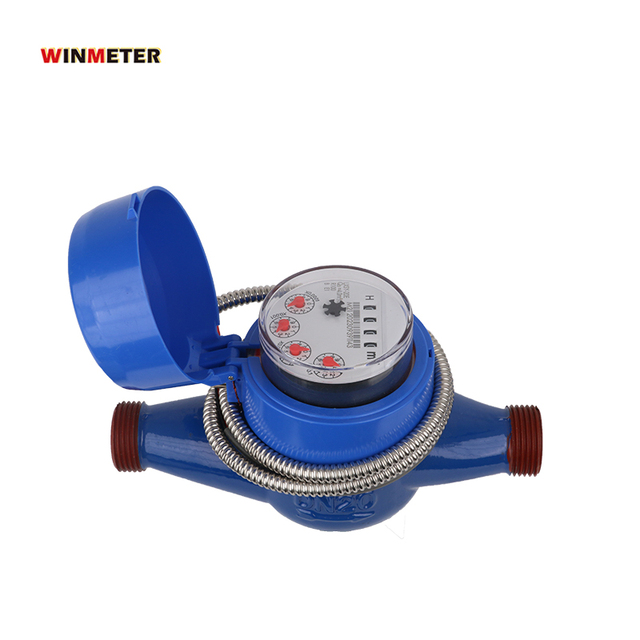 Direct-Reading Digital Intelligent Smart Water Meter Photoelectric Mbus/RS485 Remote Brass Valve-Controlled Dry Water Meter