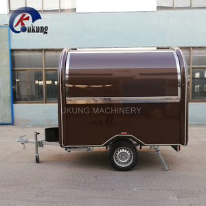 Jujiukung — kiosque de restauration rapide, centre de table mobile <span class=keywords><strong>en</strong></span> fibre de verre, brun brillant et personnalisé, de style rond, de chine - Product Image 5