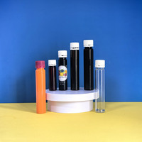 Mini bouteilles de liquide oral en plastique 5ml/ 10ml/15ml/ 20ml/25ml/30ml bouteilles remplies à chaud en PET PP avec bouchons en PP inviolables