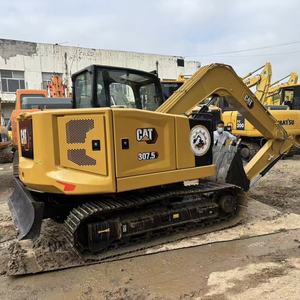 รถขุดตีนตะขาบขนาดเล็ก Caterpillar CAT307.5 มือสอง น้ำหนัก 7.5 ตัน ระบบไฮดรอลิกเดิม เครื่องจักรก่อสร้างขนาดเล็กสำหรับขาย - Product Image 3