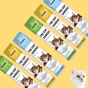 Suministro de fábrica OEM, bocadillo húmedo de pollo, 15g, <span class=keywords><strong>comida</strong></span> y golosinas para gatos, delicioso bocadillo para mascotas con sabor a carne de res - Product Image 4