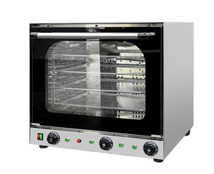 Four à convection commercial pour boulangerie avec 4 plateaux, en acier inoxydable, pour <span class=keywords><strong>la</strong></span> cuisson <span class=keywords><strong>de</strong></span> pizzas, <span class=keywords><strong>de</strong></span> pâtisseries, pour restaurants, utilisation en cuisine professionnelle - Product Image 2