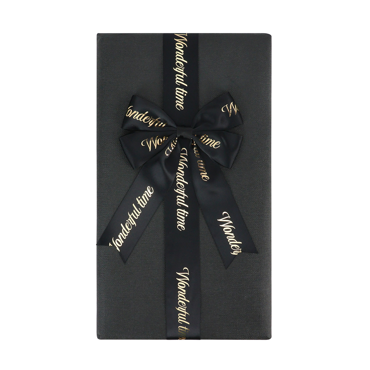 elastic bow pre made golden for box