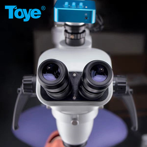 Microscope dentaire numérique pour traitement endodontique, caméra externe, lumière LED alimentée par l'électricité, pour interventions chirurgicales - Product Image 1