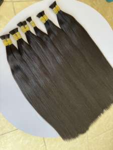 Haute Qualité Pas Cher En Vrac Vietnam Extensions De Cheveux Humains Remy Cheveux dans Différents Styles Vague Naturelle Vague Droite - Product Image 5