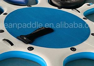 Màu xanh màu <span class=keywords><strong>Inflatable</strong></span> yoga nổi <span class=keywords><strong>Dock</strong></span> tùy chỉnh sup <span class=keywords><strong>Inflatable</strong></span> Yoga nền tảng cho <span class=keywords><strong>isup</strong></span> - Product Image 2