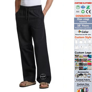 JL819B <span class=keywords><strong>pantaloni</strong></span> della tuta Casual da uomo <span class=keywords><strong>pantaloni</strong></span> della tuta di <span class=keywords><strong>lino</strong></span> <span class=keywords><strong>pantaloni</strong></span> della tuta di canapa leggeri oversize <span class=keywords><strong>pantaloni</strong></span> della tuta per gli uomini - Product Image 1