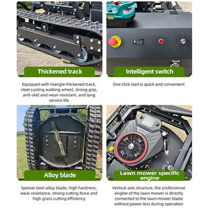 <span class=keywords><strong>Robot</strong></span> <span class=keywords><strong>tondeuse</strong></span> à <span class=keywords><strong>gazon</strong></span> télécommandé tout-terrain compact, <span class=keywords><strong>prix</strong></span> usine, pour désherbage de vergers - Product Image 6