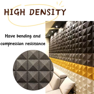 Paneles Acústicos 3D para Pared, Paneles de Pared Insonorizantes, Amortiguación de Sonido, Absorción de Sonido 3D - Product Image 5