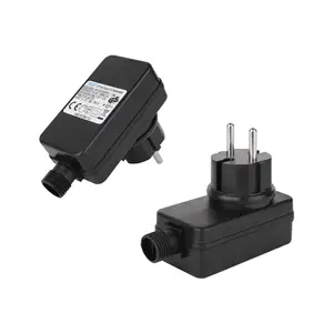 מחיר זול 20V/1.2A מתאם AC עמיד למים ספק כוח שימוש חיצוני 24W IP44 מאושר מטען קיר אטום לגשם לאורות גן