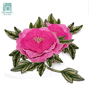 Parches Personalizados con Logotipo, Parches de Rosas Bordadas para Ropa - Product Image 5