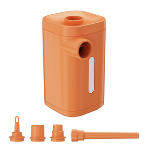 Mini pompe à air <span class=keywords><strong>rechargeable</strong></span> pour gonflables avec 4 buses et lumière de camping, dé<span class=keywords><strong>gonfleur</strong></span> de batterie pour flotteurs de piscine, ballons - Product Image 2