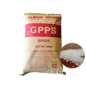 High Quality GPPS 525 General Purpose Polystyrene Granules GPPS <b>Plastic</b> Raw Material Virgin GPPS Resin for Lighting Applications - Product Image 1