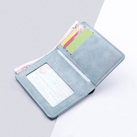 Tas Kartu untuk Pria Dompet Mini Ultra Tipis Penutup Kulit Surat Izin Mengemudi Multifungsi Penutup Kartu ID dengan Banyak Slot Kartu