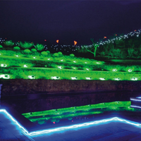 Projecteur LED étanche carré pour villa, éclairage mural extérieur, corps en aluminium IP65 pour utilisation en jardin