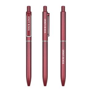 Customized 0.5mm Retractable Gel <b>Pen</b> <b>Multi</b> Solid <b>Color</b> Plastic School Office Stationery for Students - Product Image 2