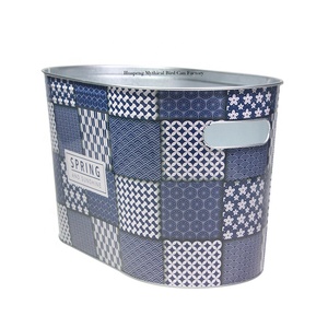 Ngoài trời hình bầu dục thuyền Hình dạng hộp đêm <span class=keywords><strong>Budweiser</strong></span> bia rượu sâm banh dứa Xô đá với xử lý sắt mạ kẽm - Product Image 4