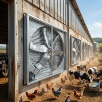 Ventilateur d'extraction de cuisine industrielle MinXin 42 pouces 22000CFM pour la Ventilation des équipements d'élevage