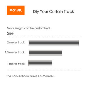 Fournisseur de gros Rail de guidage de rideau en aluminium télécommandé pour bricolage Rail de rideau flexible électrique intelligent pour rideaux d'intérieur - Product Image 5