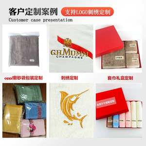 ชุดของขวัญผ้าขนหนูใยไผ่ผสมโกฐจุฬาลัมพา 3 ชิ้น สำหรับมอบเป็นของขวัญในวันหยุด - Product Image 4