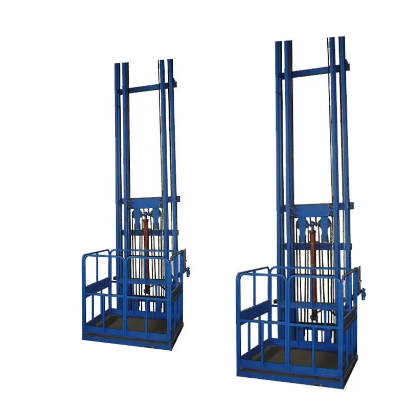 Electric Hydraulic Guide Rails Goods Cargo Lift Price