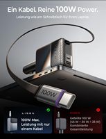 Adaptateur de chargeur de voiture haute puissance LISEN 2026 136W 3 en 1, station de charge rapide avec câble rétractable pour les voyages d'affaires et de famille