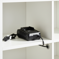 Le chargeur de batterie pour outils électriques peut être personnalisé avec plusieurs options d'alimentation, adapté à un usage domestique