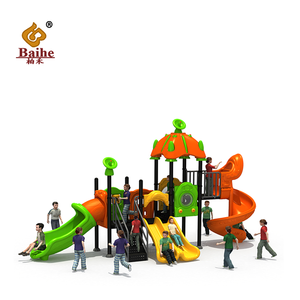 BH-19074-01 Ensemble <span class=keywords><strong>de</strong></span> jouets en plastique pour enfants d'extérieur, toboggan, aire <span class=keywords><strong>de</strong></span> <span class=keywords><strong>jeux</strong></span> avec tuyau galvanisé pour jardin ou usage résidentiel, prix d'usine - Product Image 2