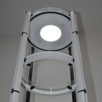 Stand d'exposition modulaire personnalisé en aluminium en spirale pour foire commerciale