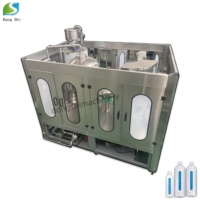 Ligne de remplissage d'eau minérale pour usine d'embouteillage, ligne d'emballage d'eau potable, machine de remplissage de bouteilles d'eau entièrement automatique