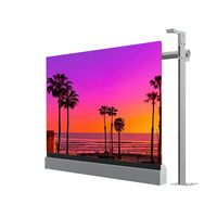 Barrière LED en verre trempé VORTEX, taille personnalisable, pas de pixel 5,95x6 mm, étanche IP65, luminosité 2500-3000 NITS