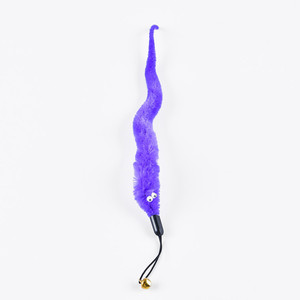 Recharge pour jouet pour <span class=keywords><strong>chat</strong></span>, ver en peluche, pièce de rechange avec <span class=keywords><strong>ficelle</strong></span> noire - Product Image 6