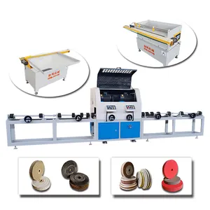Xieli Machinery Automatic 2 heads stainless steel pipe tube polishing machine moving button adjustment WX-DLZ-2