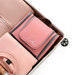 Travel <b>Toiletry</b> Bag Waterproof Rectangle Portable Hook Type For Trip <b>Storage</b> Bag - Product Image 1
