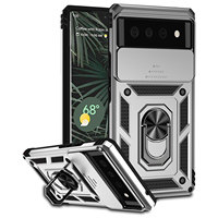 Étuis de téléphone pour Google Pixel 10 9 8 7 6 Pro XL 5G 8A 7A 6A étuis de support robuste porte-anneau caméra coulissante couverture de téléphone portable