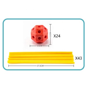 HUADA – ensemble de <span class=keywords><strong>Construction</strong></span> pour enfants, <span class=keywords><strong>Construction</strong></span> créative, Tunnel, château, jeu, <span class=keywords><strong>Fort</strong></span>, blocs de <span class=keywords><strong>Construction</strong></span>, tente, jouets, bricolage, 67 pièces - Product Image 4