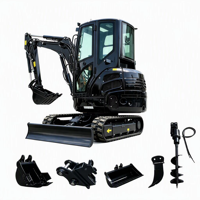 Excavator Mini Infront EURO 5 Epa Crawler Digger 3.5 ton 1 2 ton Mesin Excavator Mini Kecil untuk Pertanian
