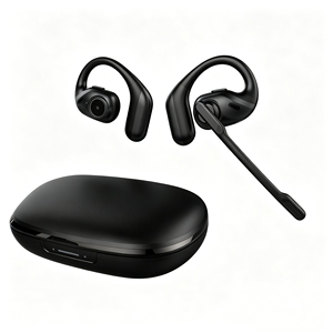 Auriculares Inalámbricos A8 OWS de Conducción Aérea, Auriculares Estéreo Abiertos con Micrófono Magnético Desmontable y Base de Carga de 500 mAh - Product Image 1