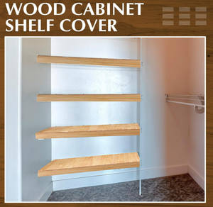 الحمام ريفي المطبخ ملصقات الحبوب الخشبية رف الأسلاك يغطي رفوف المؤن - Product Image 4