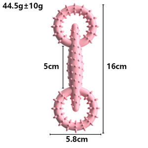 Giocattolo da Masticare per Cani Bunnyhi WJ019 con Anello, Gioco Interattivo per Cani Piccoli e Medi, Anti-Noia, in <span class=keywords><strong>TPR</strong></span> - Product Image 4