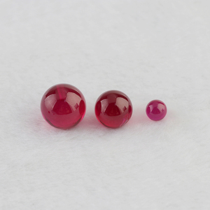 Sfera di rubino sintetico del corindone sintetico delle pietre preziose della sfera rotonda di <span class=keywords><strong>colore</strong></span> rosso rubino 5 # della pietra allentata all'ingrosso della fabbrica - Product Image 4