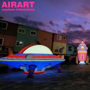 Modelo Inflable de Nave Espacial para Exhibición en Museo Aeroespacial de Fábrica de Inflables: Nave Espacial OVNI Personalizada - Product Image 4