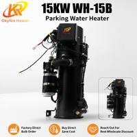 Calentador de Agua de Precalentamiento para Motor Diésel OkyRie WH-15B, Compatible con el Controlador Inteligente SHS-01~SHS-08, Kit de Control Completo